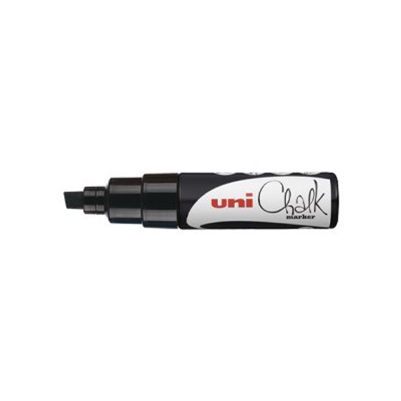 4902778170236-Uni Chalk PWE-8K - Marcador - no permanente - negro - tinta pigmentada al agua - 8 mm - gra-P_79386497_4-1
