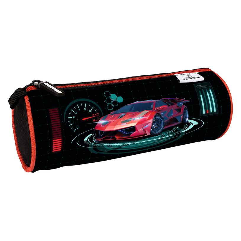 3664447100593-Megacars - Trousse ronde 1 compartiment - 2 modèles disponibles - Oberthur-P_79386661_2-1