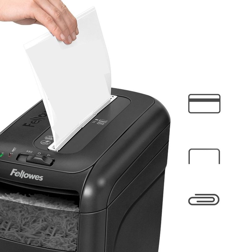 043859642854-Fellowes Powershred 60CS - destructeur de documents coupe croisée - 10 feuilles - Corbeille 22 litres--3