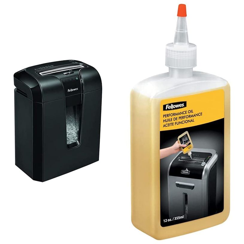 0043859642304-Fellowes Powershred 63Cb - destructeur de documents coupe croisée - 10 feuilles - Corbeil-P_79386849_12-3