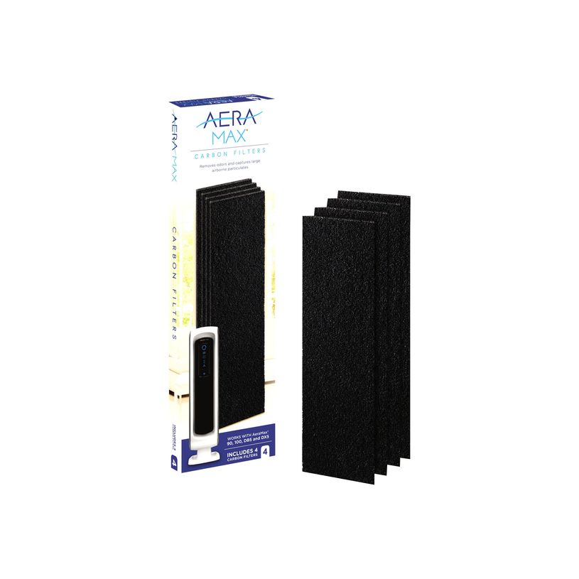 0043859658169-Carbon Filter - 4 Filtres pour purificateur d'air DX 5 - noir - Fellowes-P_79386861_1-2