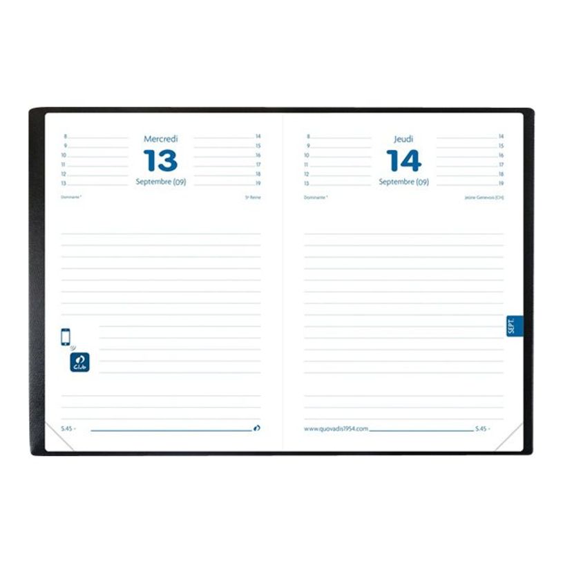 3371010336081-Agenda Toscana Coquelicot 1 Jour par page 12X17cm Quo Vadis -P_79387156_1-1