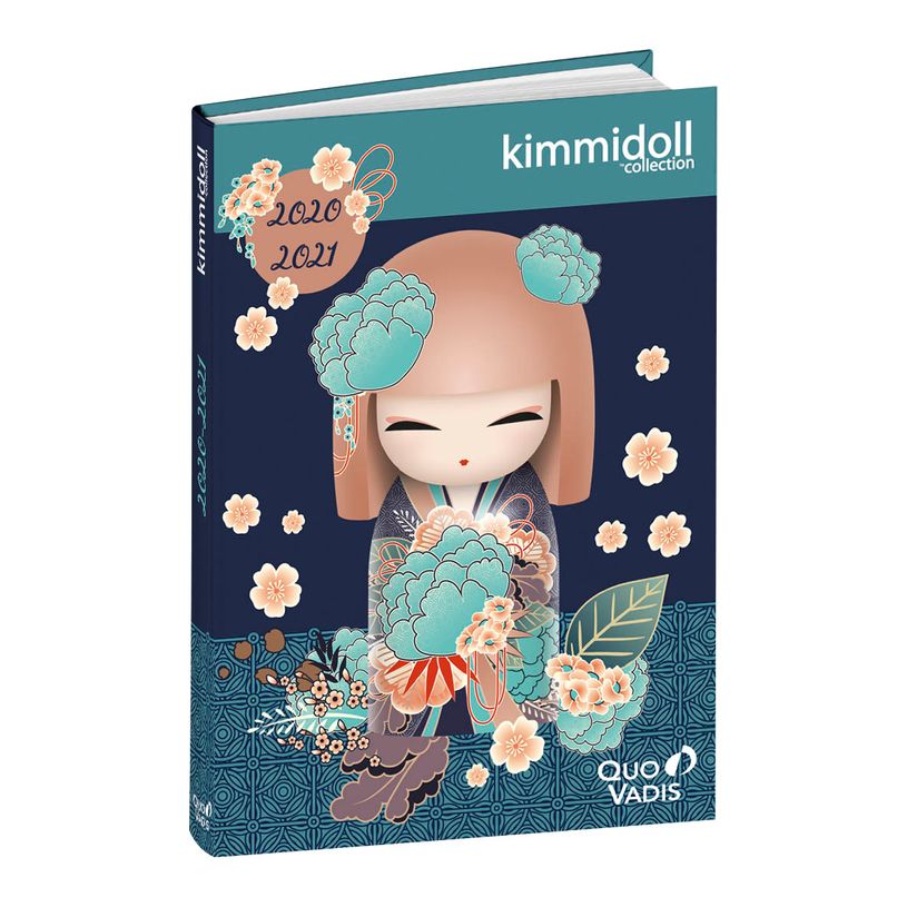 3371010348459-Kimmidoll - Agenda 1 jour par page - 12 x 17 cm - différents modèles disponibles - Quo Va-P_79387167_5-2