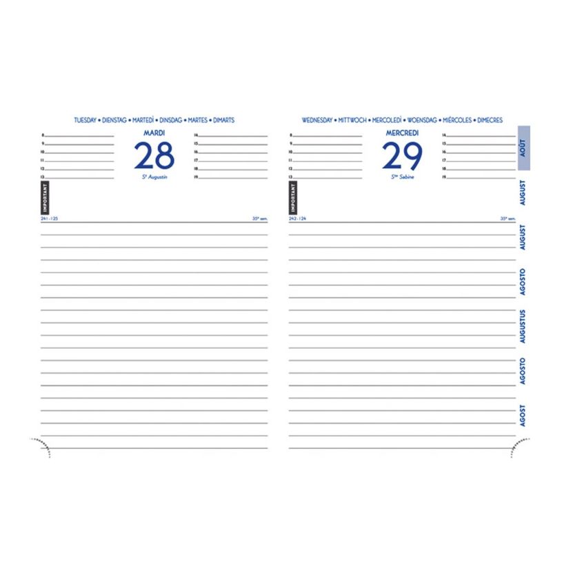 3660942044059-Les Cakes de Bertrand Agenda 1 jour par page Exacompta -P_79387490_1-2