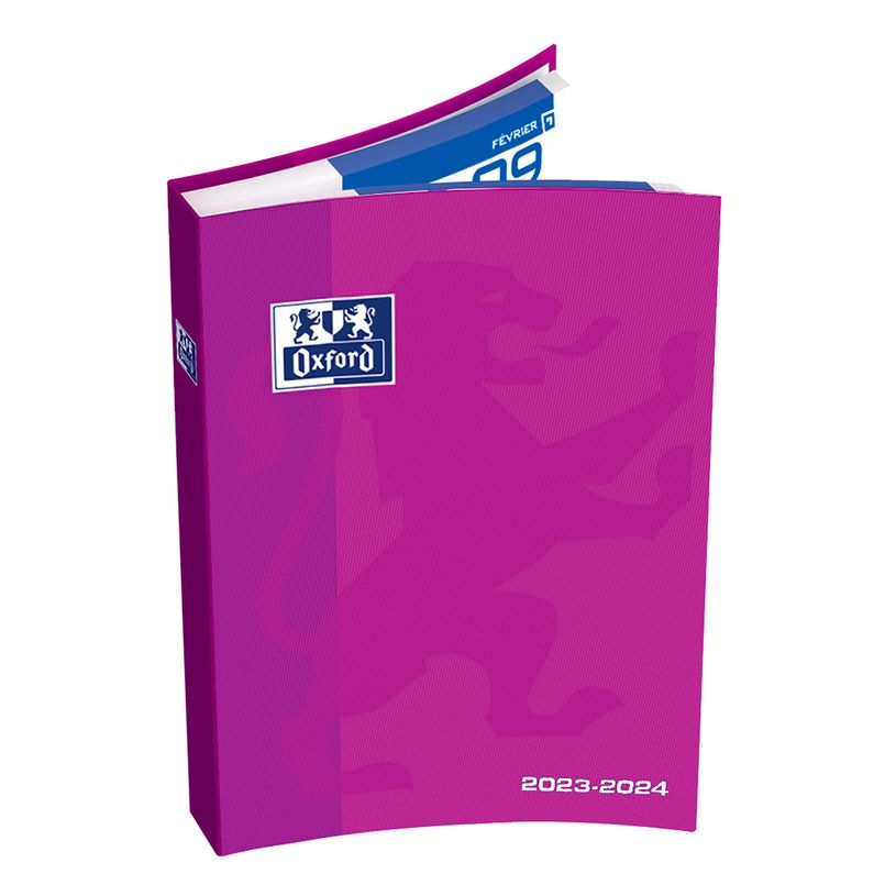 3147281946201-Agenda Oxford School - 1 jour par page - 12 x 18 cm - différentes couleurs disponibles - H-P_79387499_4-3