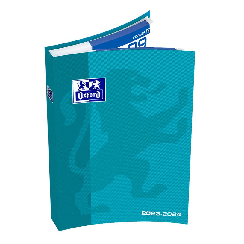 3147281946201-Agenda Oxford School - 1 jour par page - 12 x 18 cm - différentes couleurs disponibles - H-P_79387499_5-4
