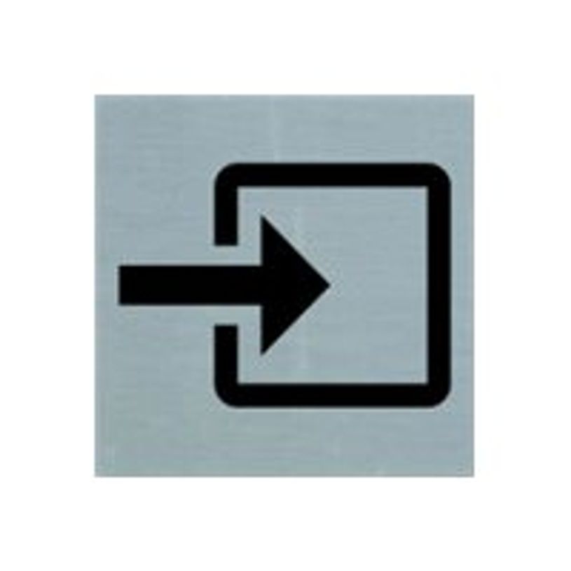 8711234048141-Pickup - Plaque de signalisation -  80 x 80 mm - autocollant - entrée-P_79387919_1-0