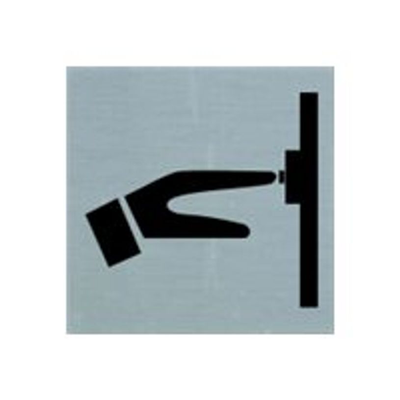 8711234048189-Pickup - Plaque de signalisation -  80 x 80 mm - autocollant - sonnez-P_79387923_1-0