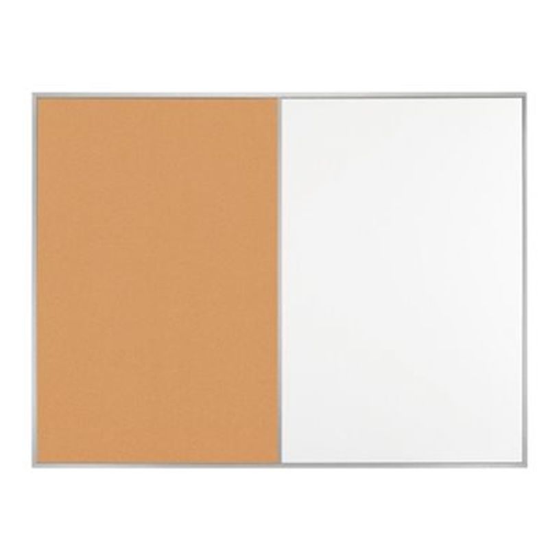 4002390061186-MAUL primo - Tableau liège / Blanc - 900 x 1200 mm - liège, laqué - magnétique-P_79388252_1-0