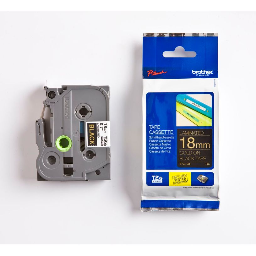 4977766685764-Brother TZe344 - Ruban d'étiquettes auto-adhésives - 1 rouleau (18 mm x 8 m) - fond noir -P_79388320_5-1