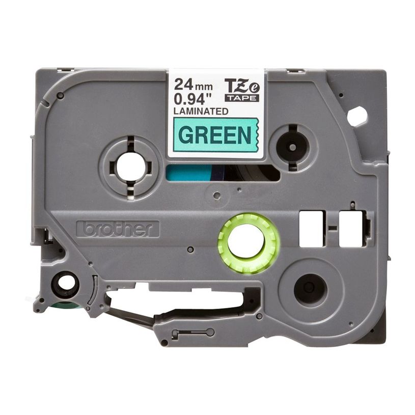 4977766692434-Brother TZe751 - Ruban d'étiquettes auto-adhésives - 1 rouleau (24 mm x 8 m) - fond vert-P_79388323_13-8