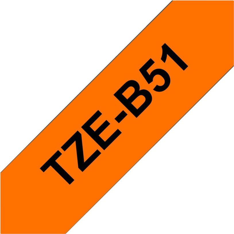 4977766692465-Brother TZeB51 - Ruban d'étiquettes auto-adhésives - 1 rouleau (24 mm x 8 m) - fond orang-P_79388324_6-0