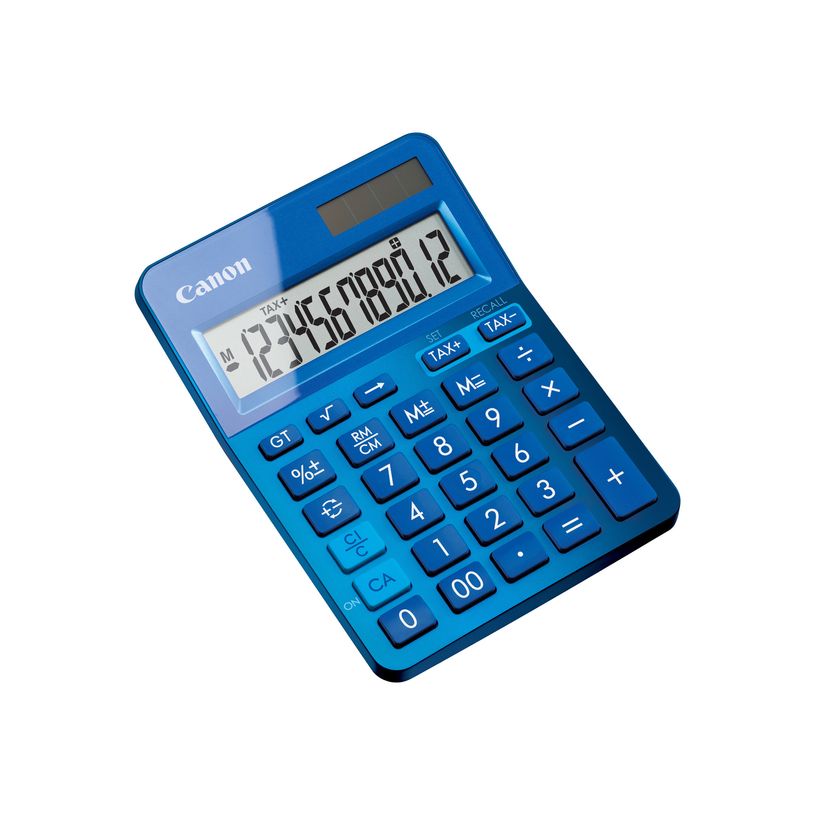 4549292008524-Calculatrice de bureau Canon LS- 123K - 12 chiffres - alimentation batterie et solaire - bl-P_79388385_3-2