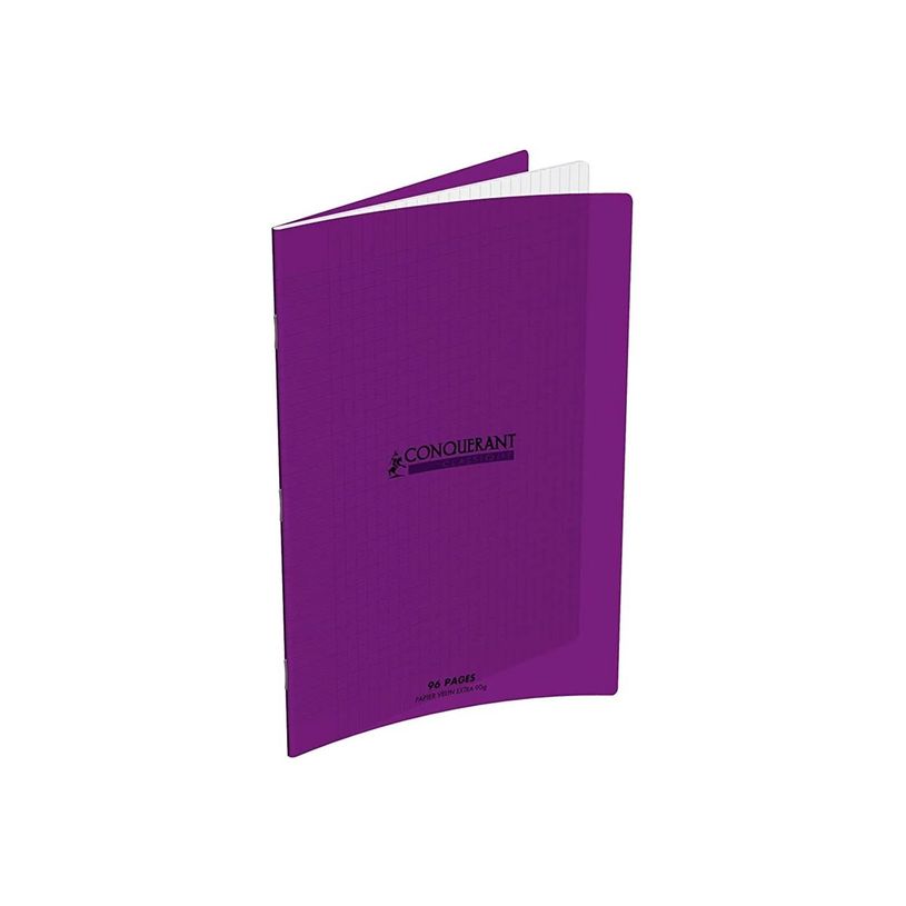 3020120216973-Conquérant Classique - Cahier polypro 24 x 32 cm - 96 pages - grands carreaux (Seyes) - vi-P_79388757_2-1