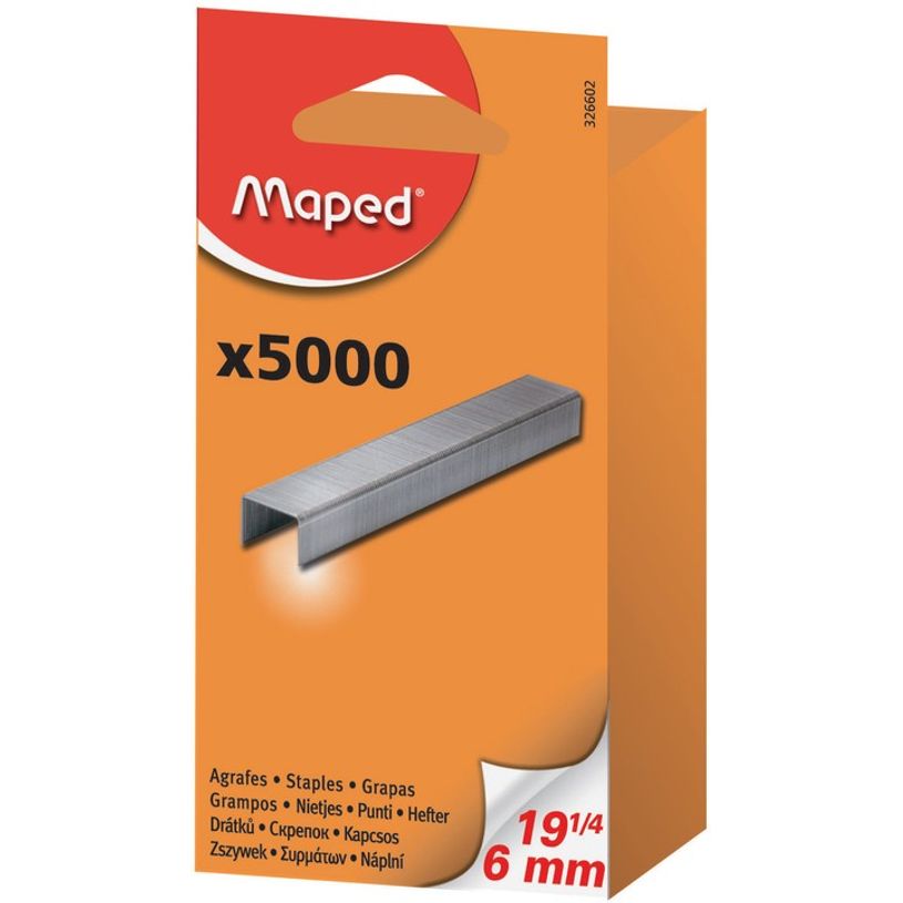 3154143266025-Maped - Boîte de 5000 Agrafes SP19 (6 mm) - jusqu'à 20 feuilles-P_79388919_1-0