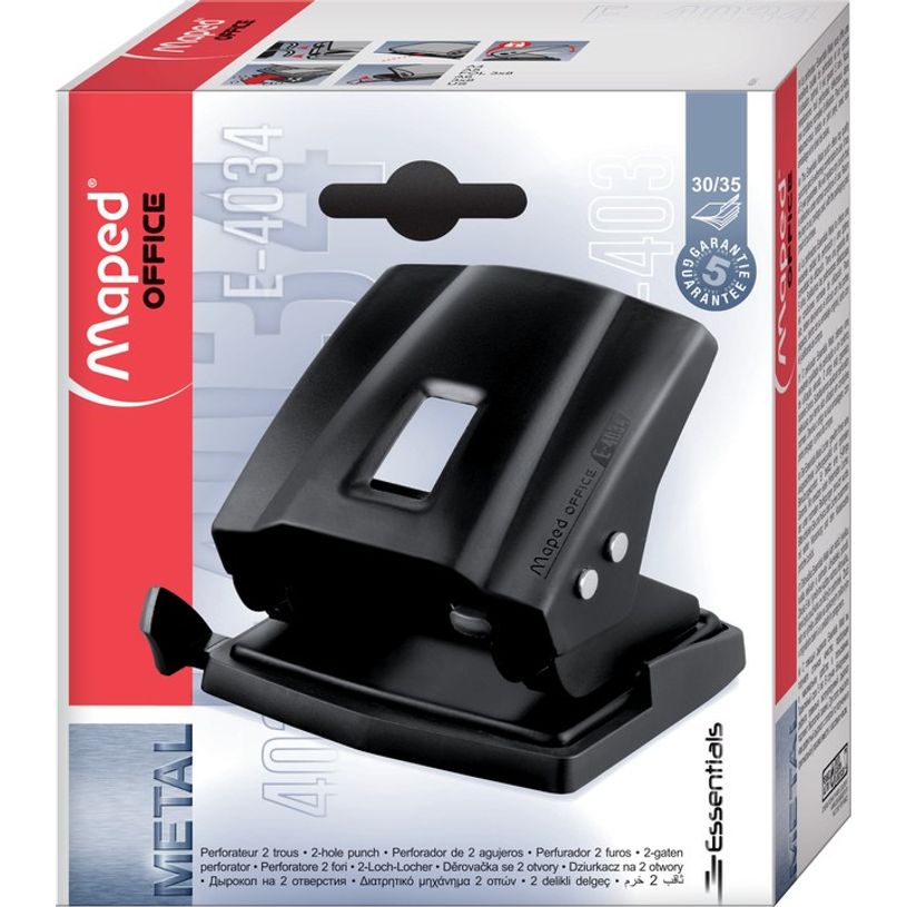 3154144034111-Maped Essentials Métal - Perforateur - 35 feuilles - 2 trous-P_79388923_1-0