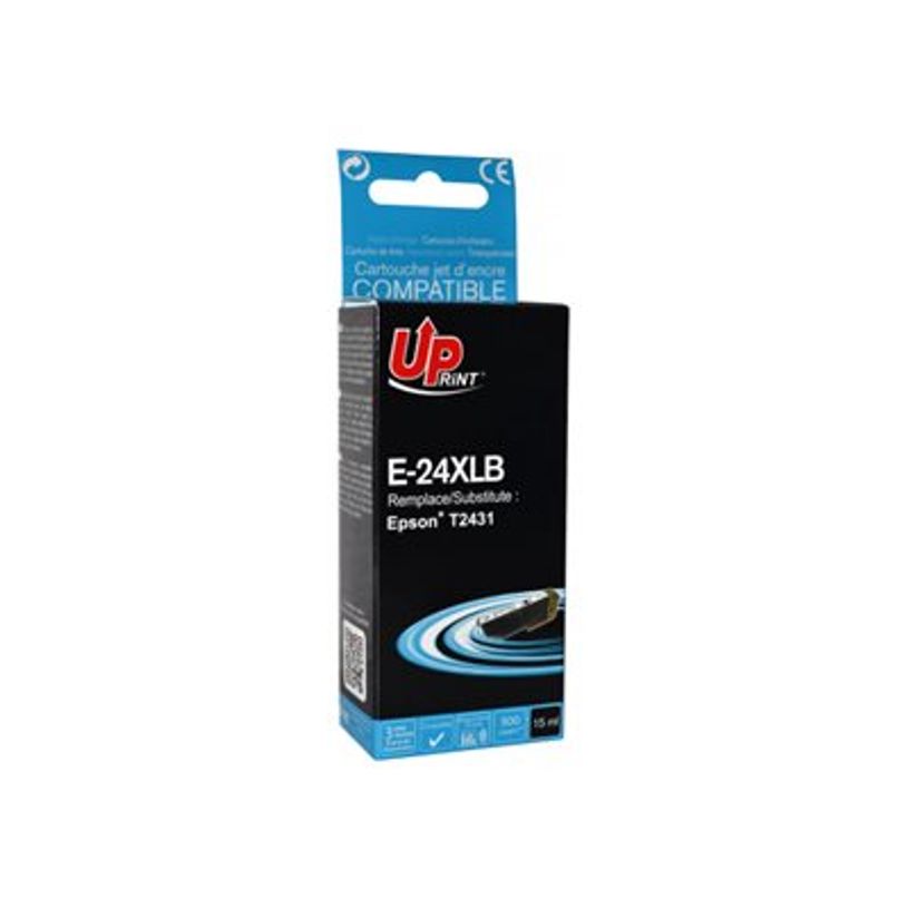 3584770889005-Cartouche compatible Epson 24XL Eléphant - noir - Uprint-P_79388987_2-3