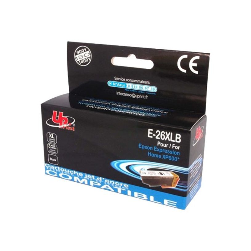 3584770889043-Cartouche compatible Epson 26XL Ours polaire - noir - Uprint-P_79388991_1-0