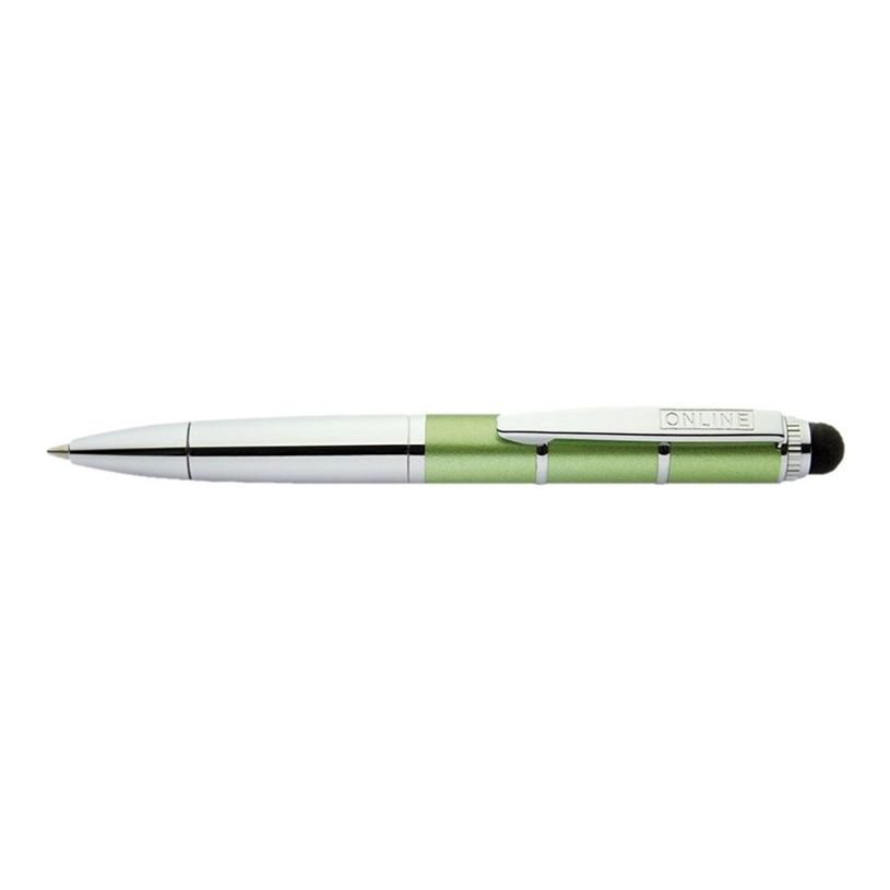 4014421336576-Online Piccolo - Stylo à bille vert métallique - encre bleue-P_79389162_1-0
