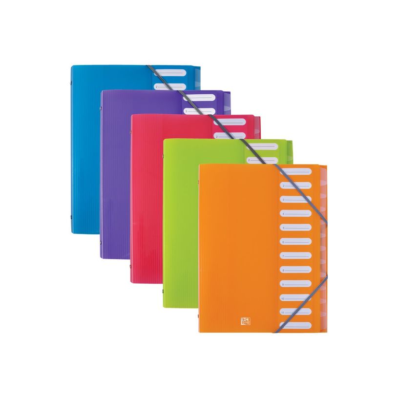 3045050056000-Oxford School Life - Trieur polypro 12 positions - disponible dans différentes couleurs-P_79389221_4-3