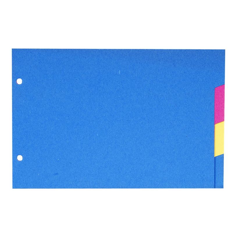 3130631008049-Exacompta Forever - Intercalaire 4 positions - pour fiches Bristol 14,8 x 21 cm - carte rec-P_79389296_1-0