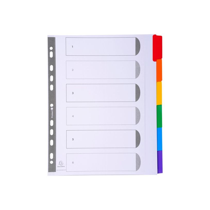 3130630043065-Exacompta Nature Future - Intercalaire 6 positions - A4 Maxi - carte blanche-P_79389364_2-3