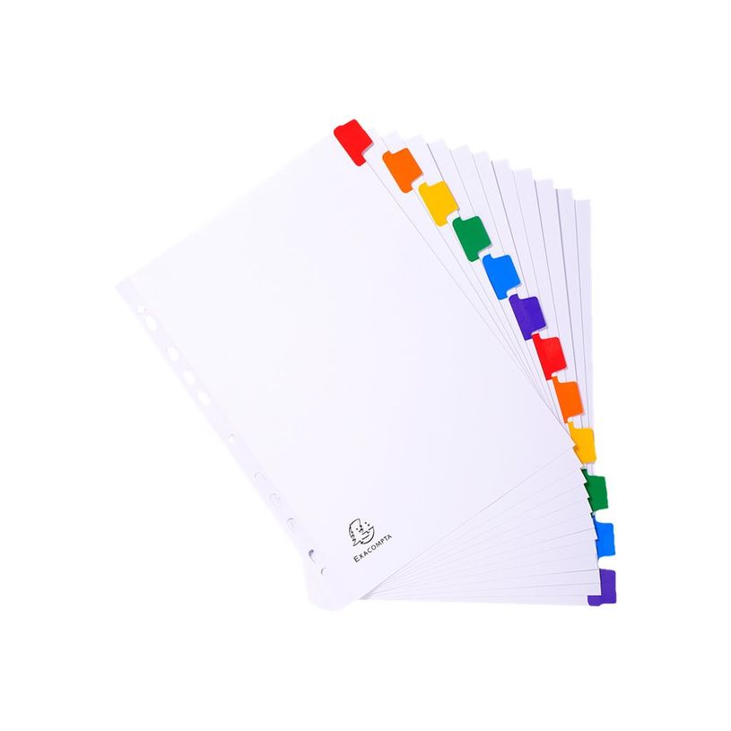 3130630043126-Exacompta Nature Future - Intercalaire 12 positions - A4 Maxi - carte blanche-P_79389365_5-0