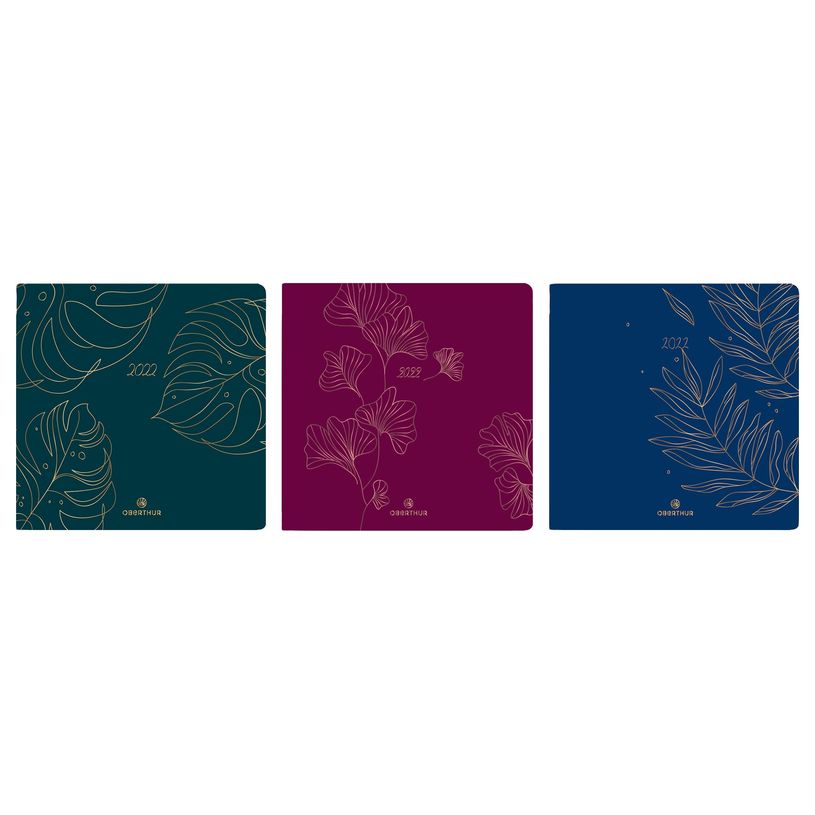 3108728160703-Agenda Astaria - 1 semaine sur 2 pages - 16,5 x 16,5 cm - disponible dans différentes coul-P_79389460_1-0