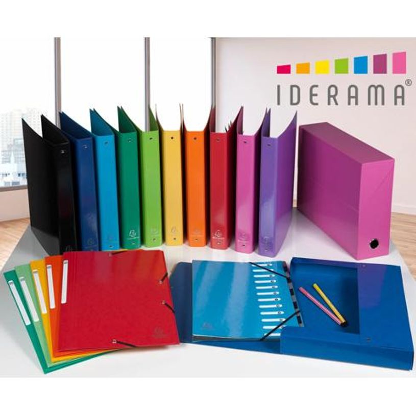 3130630519294-Exacompta Iderama - Classeur à anneaux - Dos 40 mm - A4 - pour 200 feuilles - disponible dans différe--8
