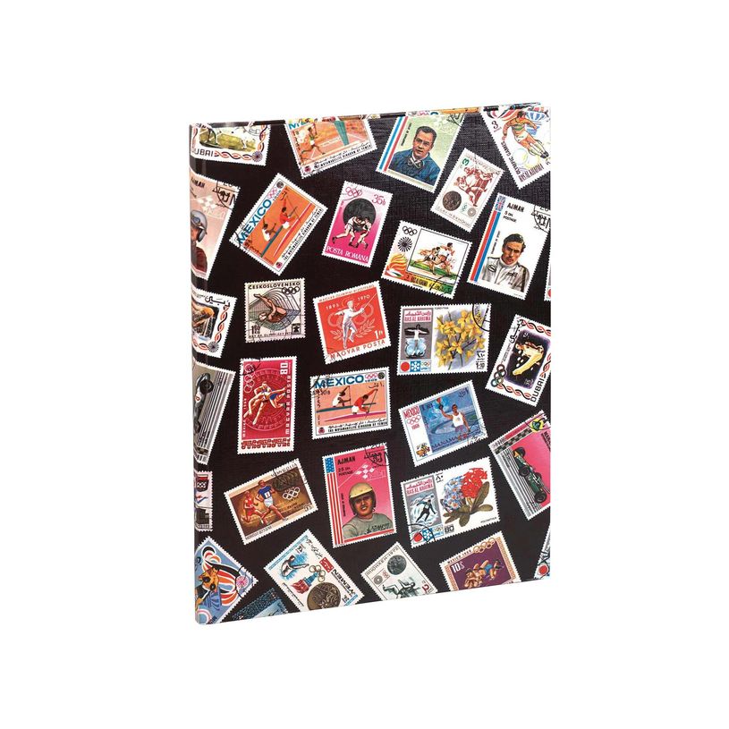 3130630251309-Exacompta - Album de timbres Sport 16 pages noires - 22,5x30,5 cm--0