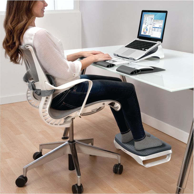 0043859669196-Fellowes I-Spire - Repose-pieds - blanc/gris-P_79389562_4-3