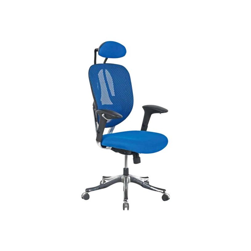3760185025621-OfficePro ERGOSEAT - Fauteuil - accoudoirs en T - pivotant - en maille avec appui-tête - b-P_79389661_1-0