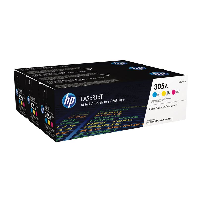 0887111403049-HP 305A - Pack de 3 - cyan, magenta, jaune - cartouche laser d'origine (CF370AM)-P_79389780_51-24