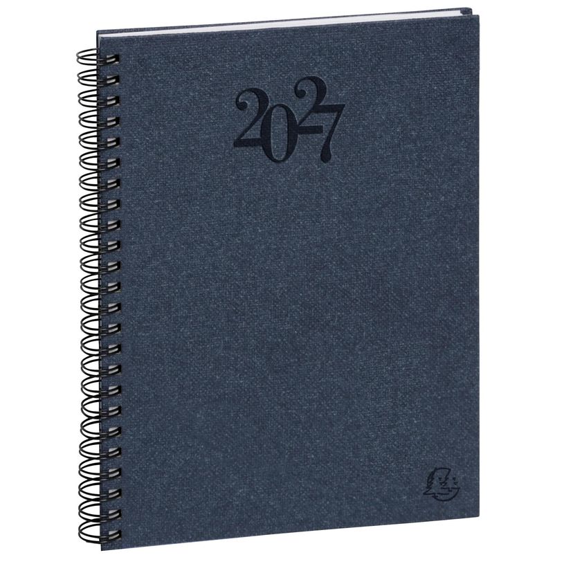 3660942044851-Agenda de bureau spiralé Napura Pratic 19S - 1 semaine sur 2 pages - 14 x 18 cm - disponible dans différentes cou--0