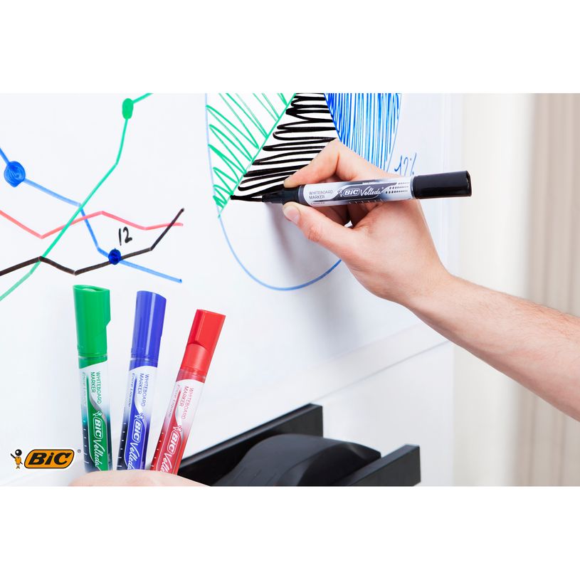 3086123304642-BIC VELLEDA LIQUID INK TANK - Marqueur effaçable - pointe ogive - bleu-P_79389847_5-3