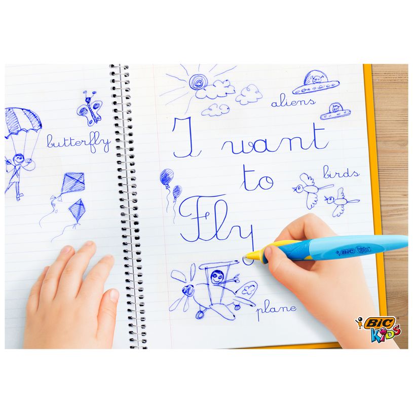 3086123343528-BIC Kids - Stylo à bille d'apprentissage - corps bleu-P_79389849_2-1