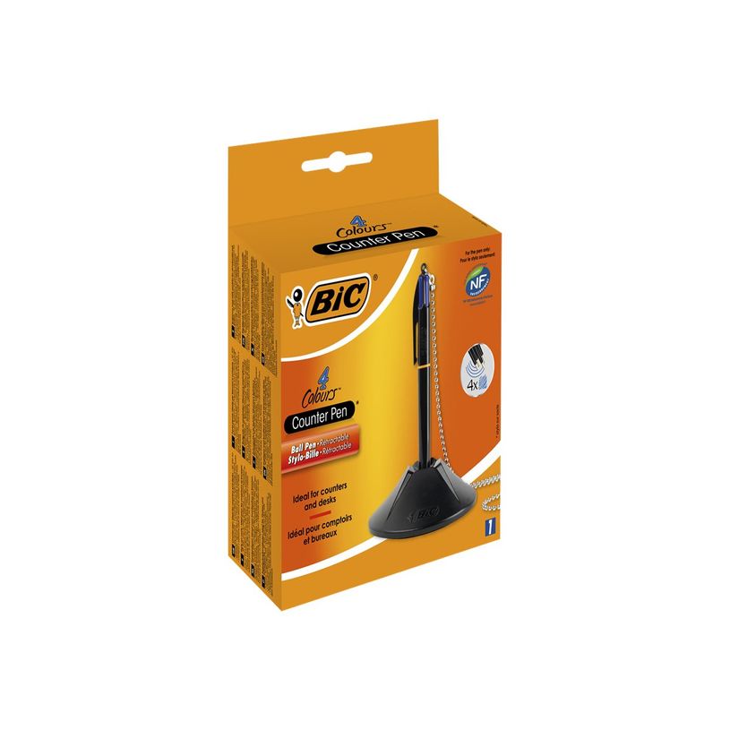 3086123340596-BIC - Stylo à bille de comptoir - 4 couleurs bleu - 1 mm - moyen - rétractable-P_79389860_7-6