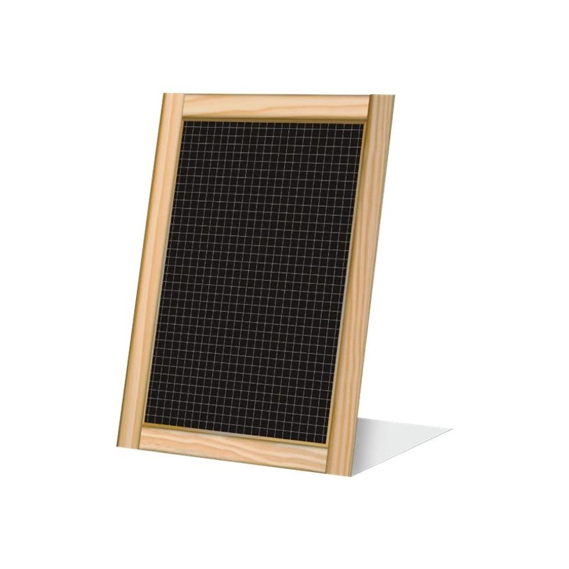 3462620054318-Bequet - 3 Chevalets de comptoir "écolière" - 15 x 22 cm - cadre faux bois-P_79390196_1-0