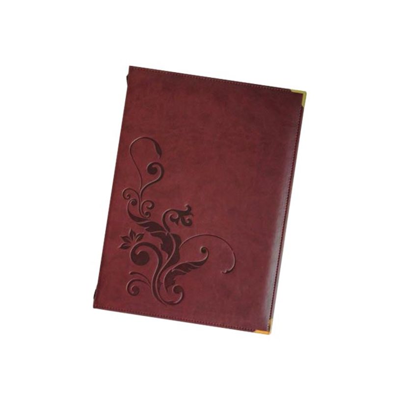 3462620070134-Bequet - Protège-menu "Florilège" - bordeaux - 18,5 x 26 cm-P_79390217_1-0