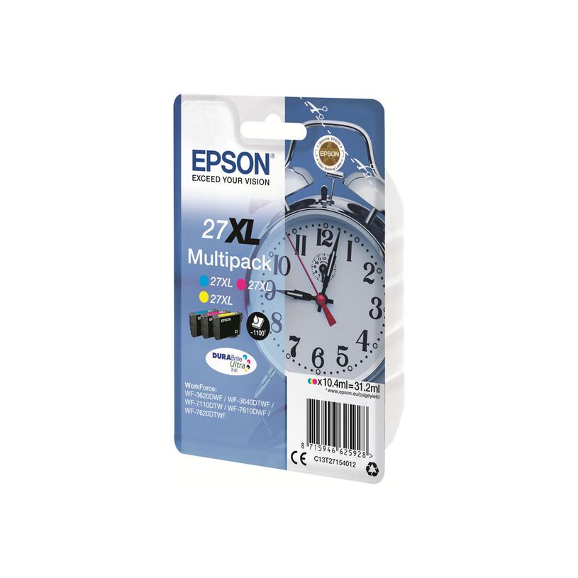 8715946625928-Epson 27XL Réveil - Pack de 3 - cyan, magenta, jaune - cartouche d'encre originale-P_79390524_3-2