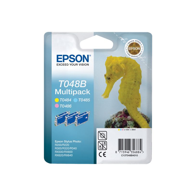 8715946356884-Epson T048B Hippocampe - Pack de 3 - cyan clair, magenta clair, jaune - cartouche d'encre o-P_79390696_4-3