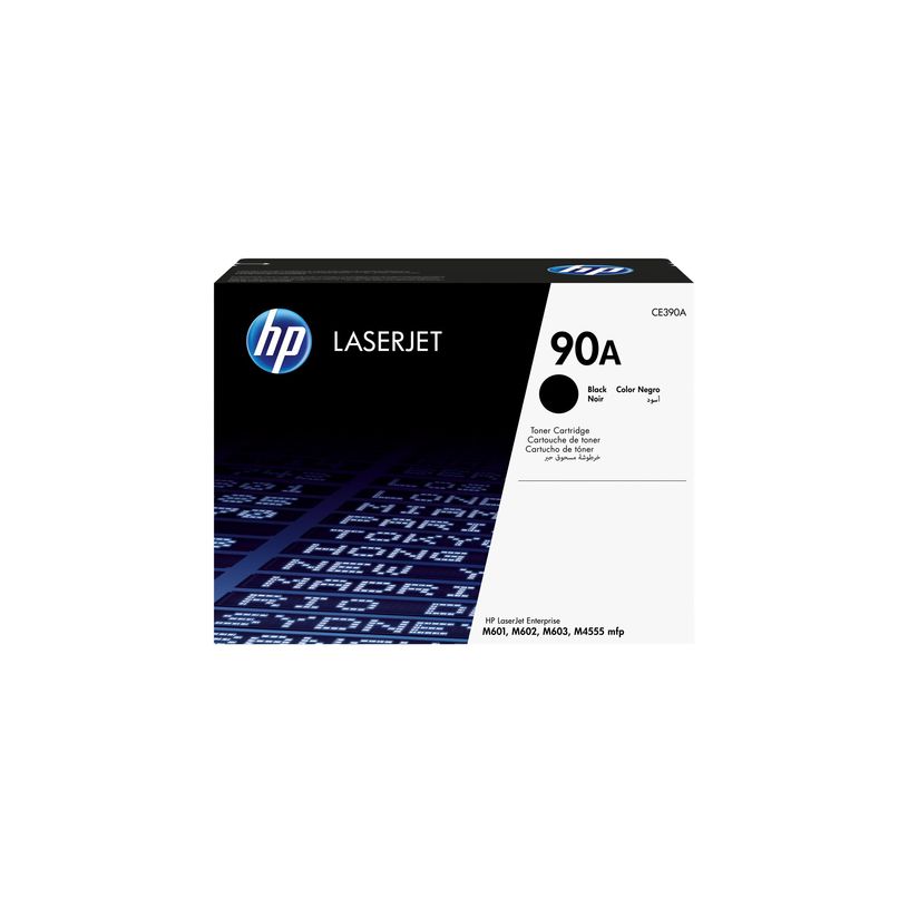 884962517758-HP 90A - Negro - original - LaserJet - cartucho de tóner (CE390A) - para LaserJet Enterprise 600 M602dn, 600 M602m, 600 M602n-P_79391185_31-10