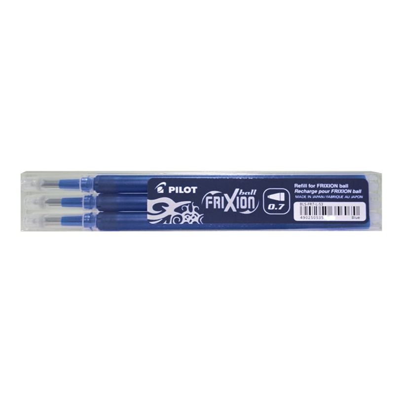 4902505465574-Pilot Frixion Ball - 3 Recharges pour rollers effaçables - 0,7 mm - bleu nuit-P_79391561_4-2