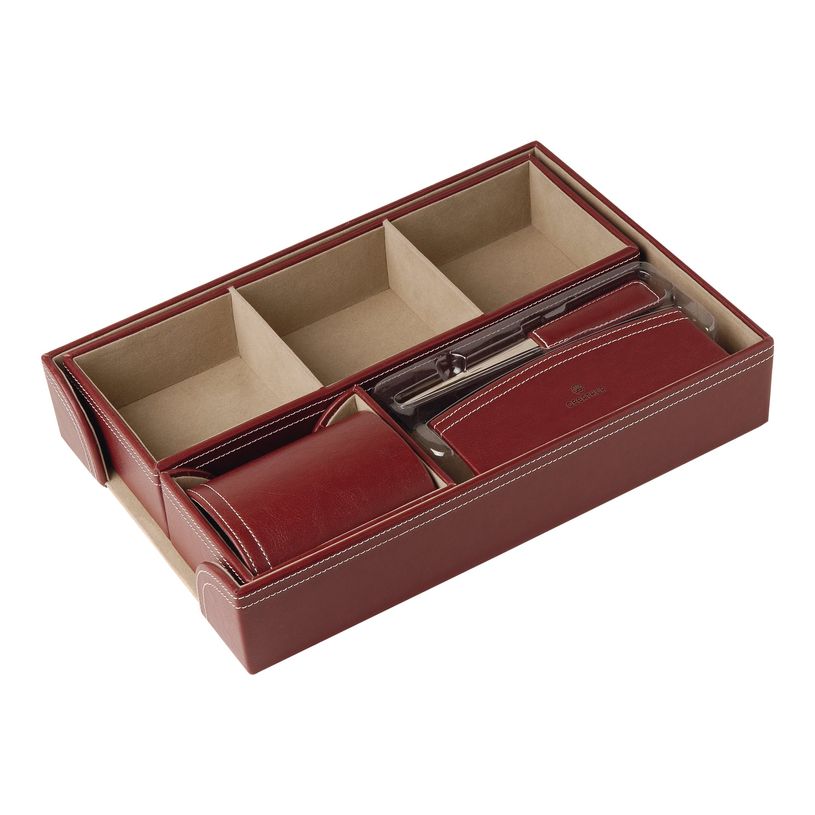 3108724667022-Oberthur - Parure de bureau - 6 pièces - bordeaux-P_79392126_1-0