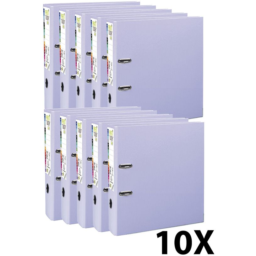 2012348400068-Exacompta Prem'Touch - 10 Classeurs à levier - Dos 80 mm - A4 Maxi - pour 600 feuilles - l-P_79392341_1-0