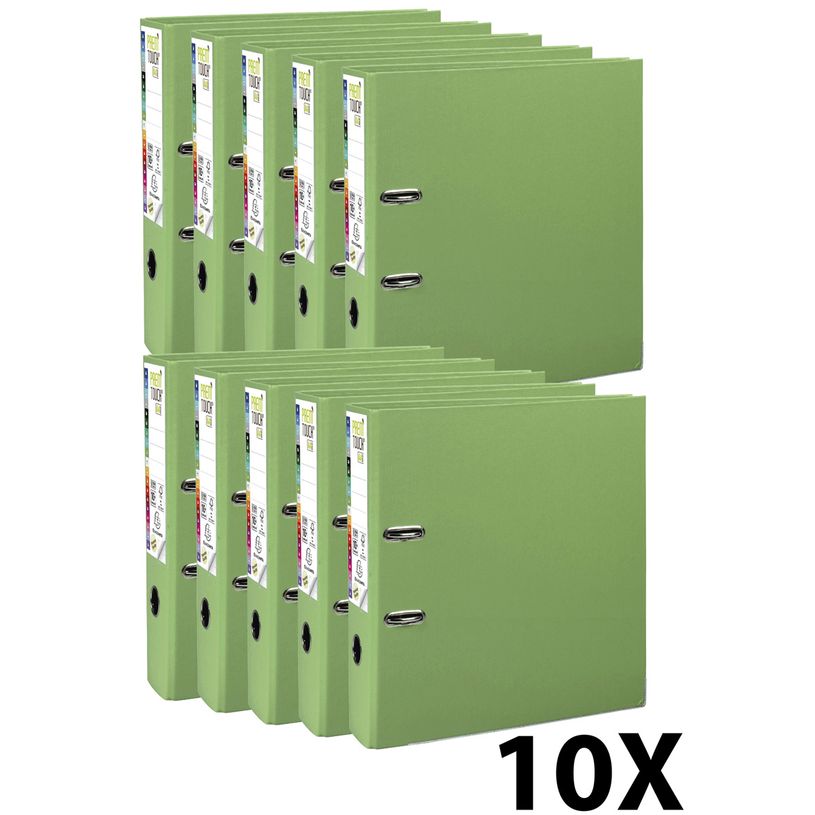 2012348400112-Exacompta Prem'Touch - 10 Classeurs à levier - Dos 80 mm - A4 Maxi - pour 600 feuilles - v-P_79392346_1-0