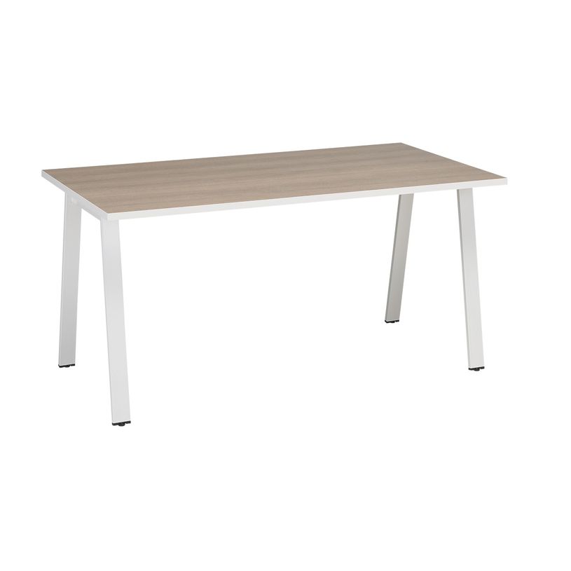 3483600475992-Bureau ARPE - 136 cm - Pieds métal - Chêne-P_79392499_1-0