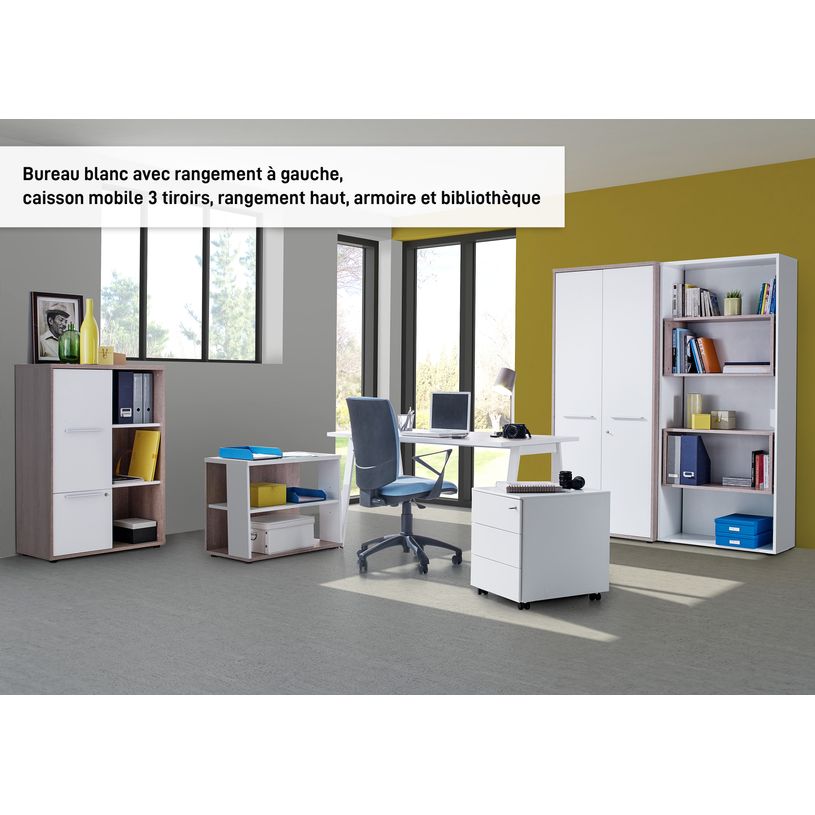 3483600475992-Bureau ARPE - 136 cm - Pieds métal - Chêne-P_79392499_3-2