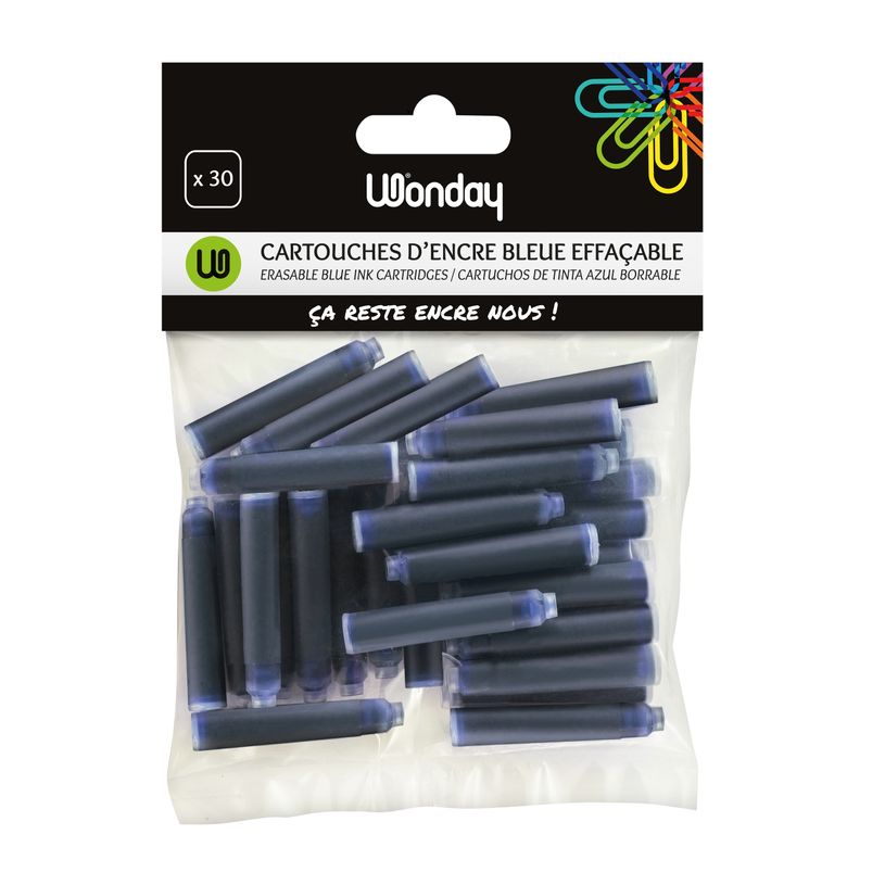 3457703982428-Wonday - 30 Cartouches d'encre - bleu-P_79392513_2-0