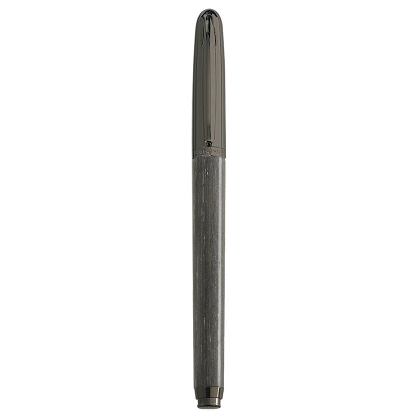 3108722400782-Editions Oberthur Séquoia - Stylo plume - Pointe M - Corps bois d'abricotier gris gun-P_79392549_4-3